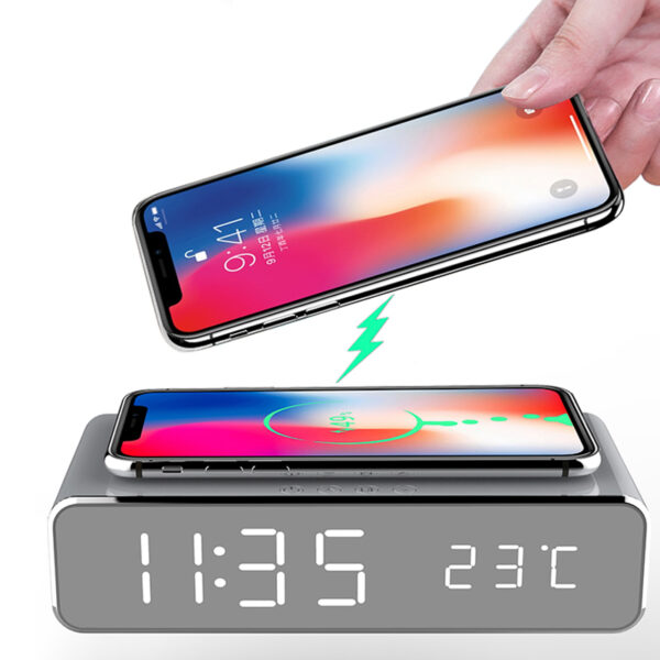 Wireless charger LED temperature alarm- USB Powered_0