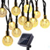 20/50 LED Solar Powered Outdoor Glass Ball Lamp_0