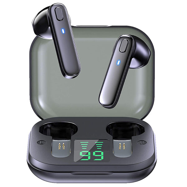 Wireless Bluetooth Headphones Waterproof Earbuds with Mic and USB Charging Case_0