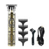 Retro Style USB Rechargeable Cordless Electric Hair Trimmer for Professional and Home Use_0