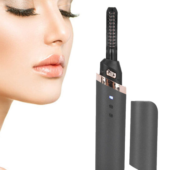 360 ° Rotary Head USB Rechargeable Quick Heating Long Lasting Eyelash Curling Device_0