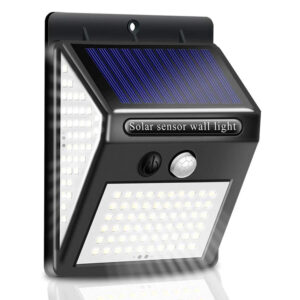 270° 3-Side Lighting Solar Powered Motion Sensor Outdoor LED Light_0