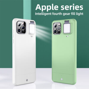 Mobile Phone Case for Apple Devices with LED Fill Light_0