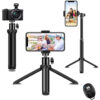 2-in-1 Remote Shutter Mini Tripod and Selfie Stick for Smartphones_0