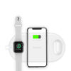3-in-1 Wireless Charger for QI Devices- USB Interface_0