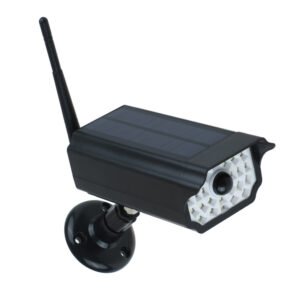 Solar LED Light PIR Motion Sensor Dummy Security Camera_0