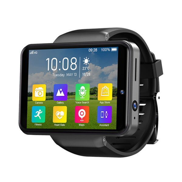 Face Unlock Full Touch Screen Smartwatch with Dual Camera- USB Charging_0
