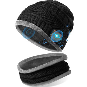 Wireless Bluetooth Musical Knitted Wearable Washable Hat- USB Charging_0