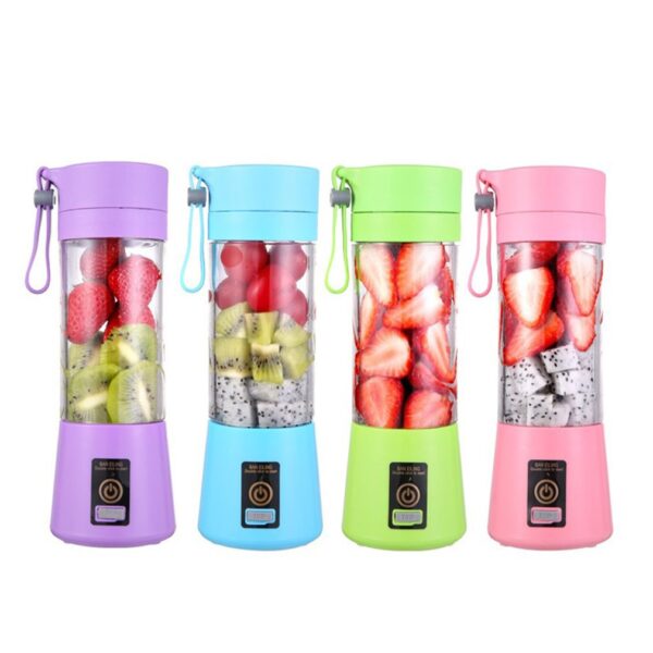 4-Blade Powerful and Colorful Portable Blender- USB Charging_0