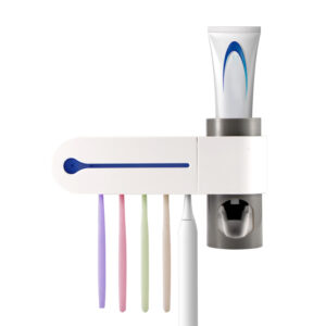 Antibacterial disinfection UV toothbrush holder- USB Charging_0