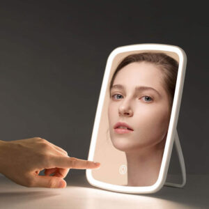 Adjustable Brightness LED Makeup Mirror- USB Rechargeable_0