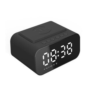 3-in-1 Wireless Bluetooth Speaker, Charger, and Alarm Clock- USB Power Supply_0