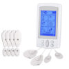 USB Rechargeable TENS Electric Pain Relief Pulse Massager_0