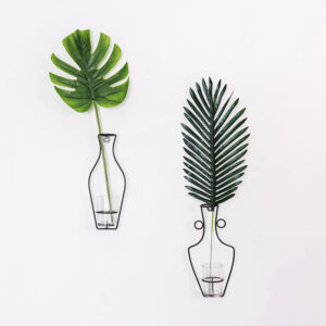 Creative Wire Hanging Nordic Minimalist Wall Vase Planter_0