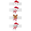 4pc/Set Holiday Decoration Simple Christmas Curtain Buckles_0