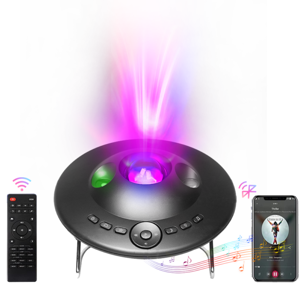 Colorful Starry Sky Projector LED Star Galaxy Night Light- USB_0