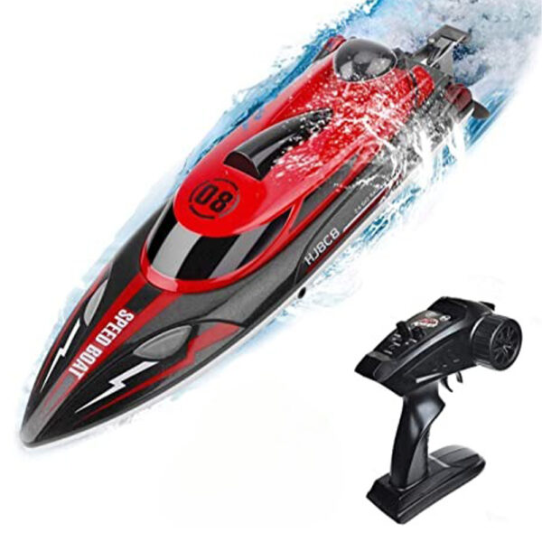 2.4Ghz RC High-Speed Boat for Adults and Kids for Lakes and Pools - USB Rechargeable_0