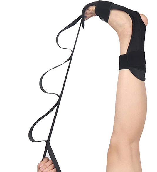 Yoga Foot & Calf Stretch Strap for Plantar Fasciitis, Heel Spurs, Foot Drop, Achilles Tendonitis & Hamstring_0