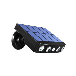 Solar Powered Motion Sensor LED Outdoor Wall Garden Light_0