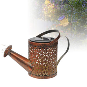 Solar Powered Watering Can LED String Light Outdoor Garden Décor_0