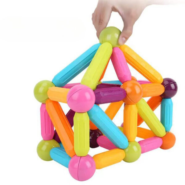 26Pcs Magnetic Balls and Rods Set Educational Construction Toys for Kids Boys and Girls_0