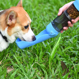 Portable Pet Water Treat Feeder with Poop Bag and Scooper_7