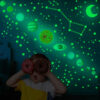525 Pcs Luminous Solar System Glow in the Dark Wall Ceiling Stickers_4