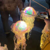Hanging Jellyfish LED Decorative Lamp DIY Party Backdrop Decor_6