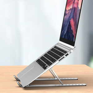9 Levels Height Adjustable Alumiinum Alloy Portable Laptop Stand_5