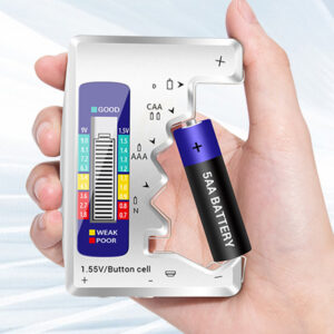 Easy Operation Instant Reading Universal Battery Checker with LCD Display_4