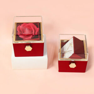Eternal Rose Box Preserved Flower Surprise Proposal Jewelry Box_5