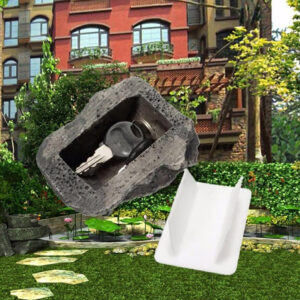 Key and Money Safe Keeper Fake Rock Spare Key Outdoor Hiding Place_9
