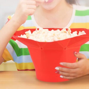 Quick and Easy Collapsible Silicone Bowl Microwaveable Popcorn Bucket_9