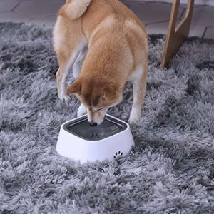 Floating Bowl Pet Slow Drinking Fountain Pet Water Bowl Dispenser_9