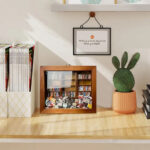 Anxiety Bookshelf Stress Relief Sensory Desk Toy with Miniature Books_9